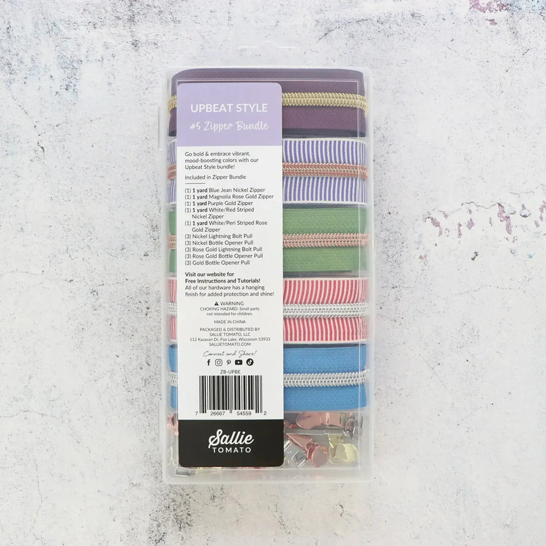 Zipper Bundle - Sallie Tomato - Upbeat Style