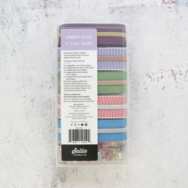 Zipper Bundle - Sallie Tomato - Upbeat Style
