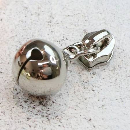 Zipper Pull - Sallie Tomato - Four Jingle Bell Nickel - Size 5