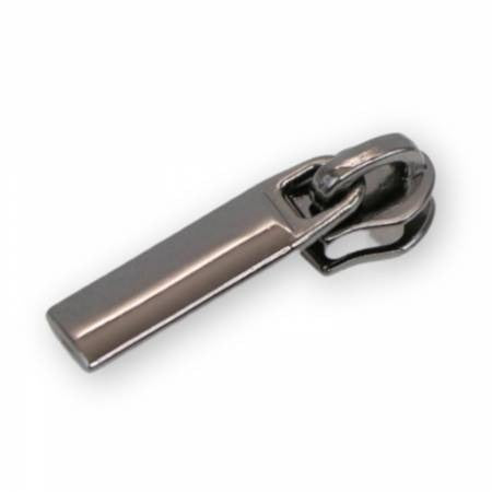 Zipper Pull - Sallie Tomato - Four Rectangle Gunmetal - Size 3