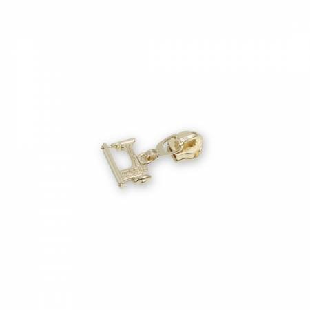 Zipper Pulls - Four #5 Sewing Machine - GOLD
