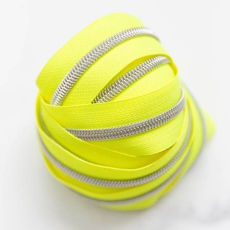 Zippers - By the Yard - Electric Lemon 3yds