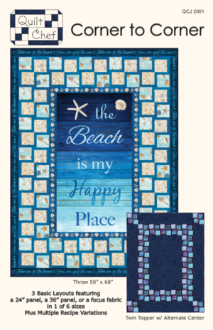 Pattern - Quilt Chef - Corner to Corner