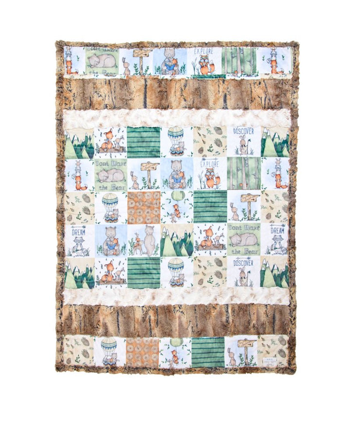 KIT - Cuddle Timber Grove Tiny Tails 29"X 41"